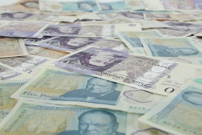 UK cash on table